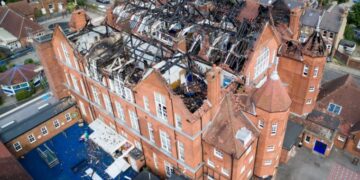 England School Blaze