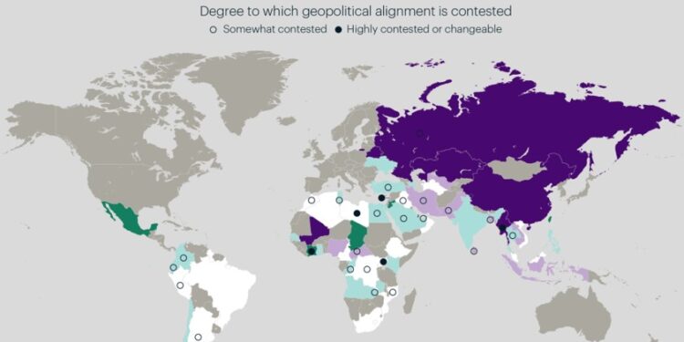 World Risks Shift In Current Geopolitical Alignments
