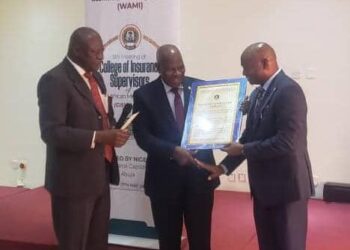 NAICOM Boss Gets Award For Pioneering Take-off Of Sub-regional College Of Insurance