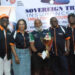 Winners Parade Trophies At Sovereign Trust Insurance Plc Table Tennis