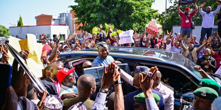 Staff Members Celebrate FIRS Boss Over Enhanced Welfare Package