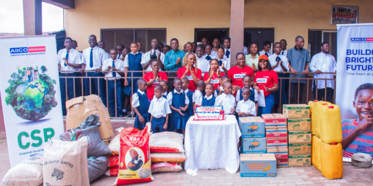 AIICO Insurance Showers Joy and Hope on Visually Impaired Children on Children’s Day