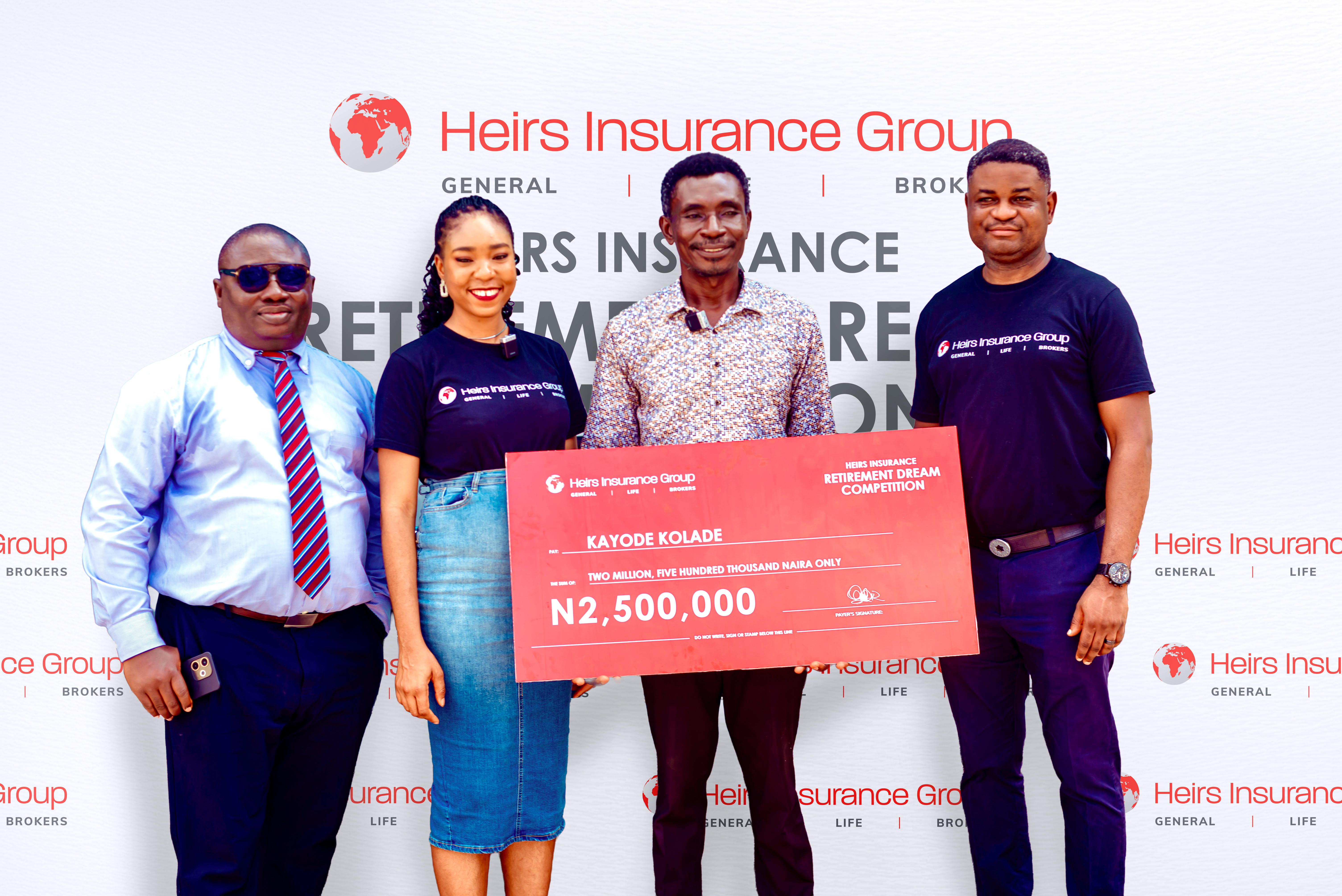 51-Year-Old Kayode Kolade Wins Inaugural Heirs Insurance Retirement Dream Competition