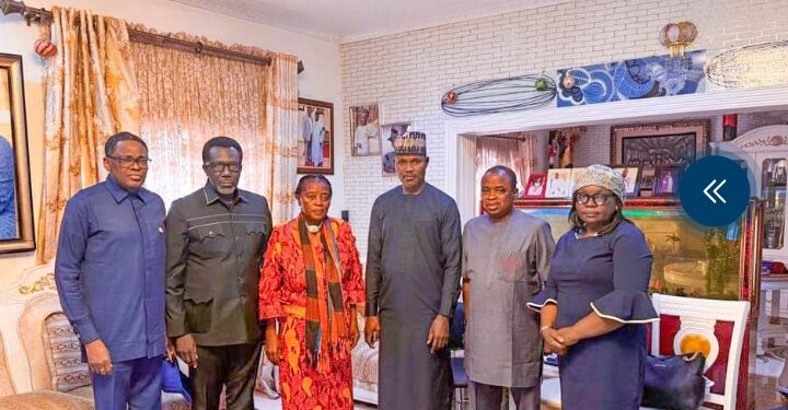 NAICOM Pays Condolence Visit to Late Barr. Rotimi Edu Family