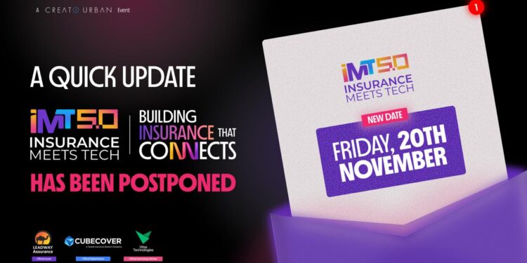 Insurance Meets Tech 5.0 Shifts Ground For Full Embrace, Moves to November 20, 2026