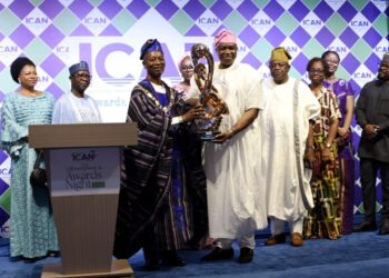 AXA Mansard CEO, Kunle Ahmed, receives ICAN merit award