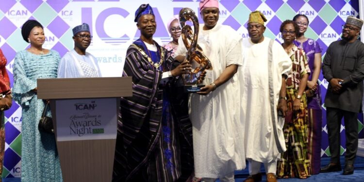 AXA Mansard CEO, Kunle Ahmed, receives ICAN merit award