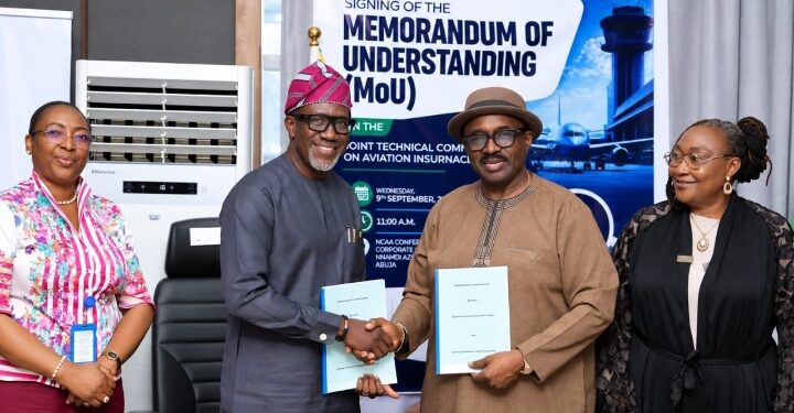 NAICOM, Civil Aviation Sign MoU, Strengthen Compliance, Risk Protection